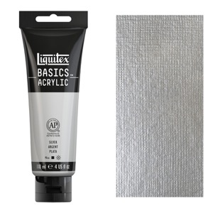Liquitex Basics Acrylic 118ml Silver