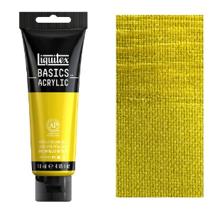 Liquitex Basics Acrylic 118ml Metallic Yellow Gold