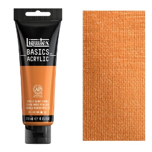 Liquitex Basics Acrylic 118ml Metallic Burnt Orange
