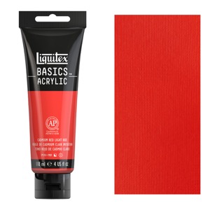 Liquitex Basics Acrylic 118ml Cadmium Red Light Hue