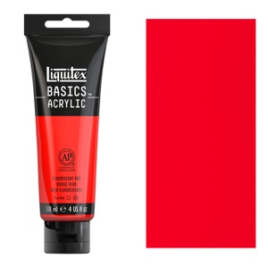 Liquitex Basics Acrylic 118ml Fluorescent Red