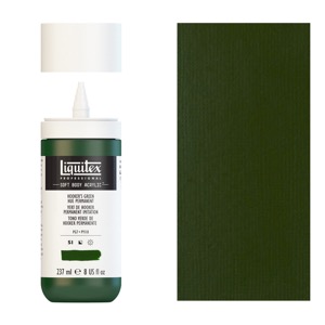 Liquitex Professional Soft Body Acrylic 8oz - Hooker's Green Hue Permanent