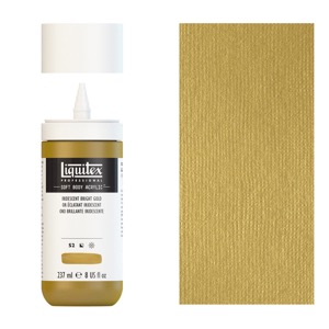 Liquitex Professional Soft Body Acrylic 8oz - Iridescent Bright Gold