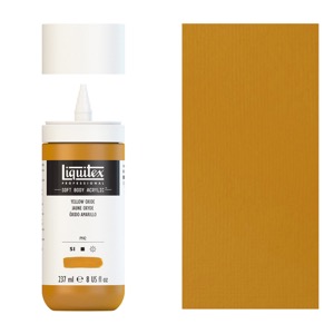Liquitex Professional Soft Body Acrylic 8oz - Yellow Oxide