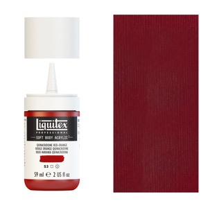 Liquitex Professional Soft Body Acrylic 2oz - Quinacridone Red Orange