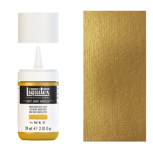 Liquitex Professional Soft Body Acrylic 2oz - Iridescent Rich Gold