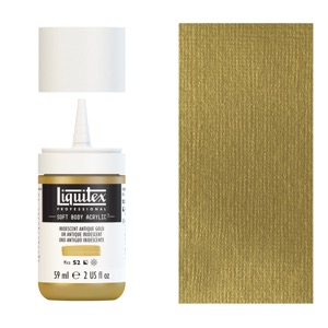 Liquitex Professional Soft Body Acrylic 2oz - Iridescent Antique Gold