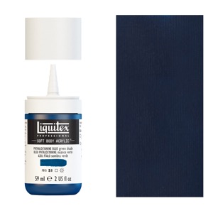 Liquitex Professional Soft Body Acrylic 2oz - Phthalocyanine Blue (Green