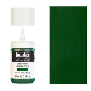 Liquitex Professional Soft Body Acrylic 2oz - Deep Green Permanent