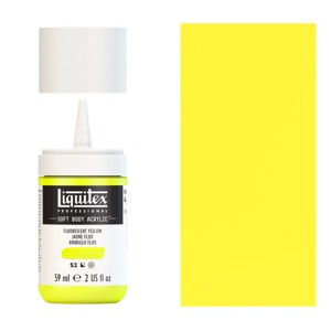 Liquitex Professional Soft Body Acrylic 2oz - Fluorescent Yellow