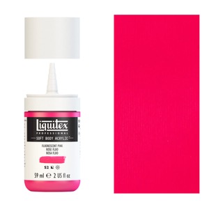 Liquitex Professional Soft Body Acrylic 2oz - Fluorescent Pink