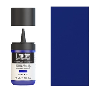 Liquitex Acrylic Gouache 2oz - Ultramarine Blue Red Shade