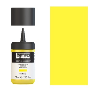 Liquitex Acrylic Gouache 2oz - Fluorescent Yellow