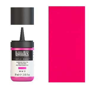 Liquitex Acrylic Gouache 2oz - Fluorescent Pink
