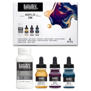 Liquitex Professional Acrylic Ink Pouring Technique Set - Deep Colors