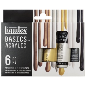 Liquitex Basics Acrylic 6 x 22ml Set Primary Colours