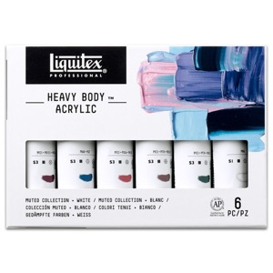 Liquitex Professional Heavy Body Acrylic 6 x 59ml Set Muted Collection