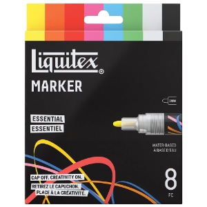Liquitex Water-Based Acrylic Marker 2mm 8 Set Essential