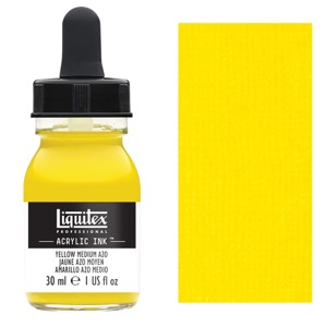 Liquitex Professional Acrylic Ink 30ml Yellow Medium Azo