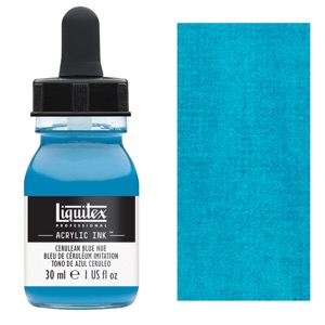 Liquitex Professional Acrylic Ink 30ml Cerulean Blue Hue