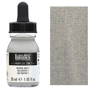 Liquitex Professional Acrylic Ink 30ml Neutral Gray Val. 5
