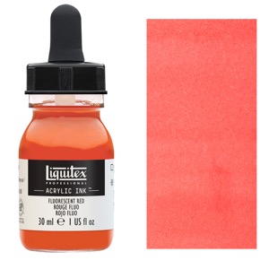 Liquitex Professional Acrylic Ink 30ml Fluorescent Red