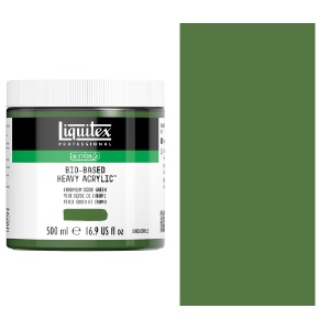Liquitex Professional Bio-Based Heavy Acrylic 500ml Chromium Oxide Green