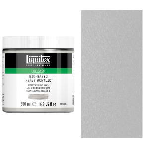Liquitex Professional Bio-Based Heavy Acrylic 500ml Iridescent Bright Silver