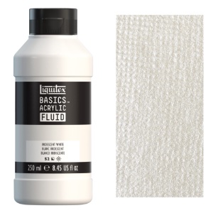 Liquitex Basics Acrylic Fluid 250ml Iridescent White