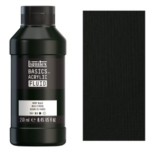 Liquitex Basics Acrylic Fluid 250ml Ivory Black