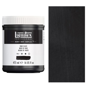 Liquitex Heavy Body Acrylic Paint 16oz - Mars Black