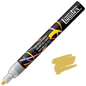 Liquitex Water-Based Acrylic Marker 2mm Metallic Gold