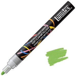 Liquitex Water-Based Acrylic Marker 2mm Metallic Light Green