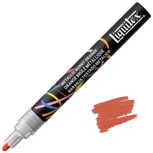 Liquitex Water-Based Acrylic Marker 2mm Metallic Burnt Orange