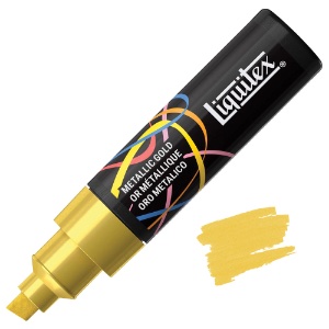 Liquitex Water-Based Acrylic Marker 8mm Metallic Gold