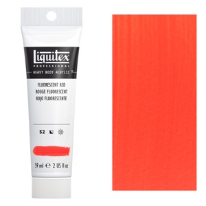 Liquitex Professional Heavy Body Acrylic 2oz Fluorescent Red