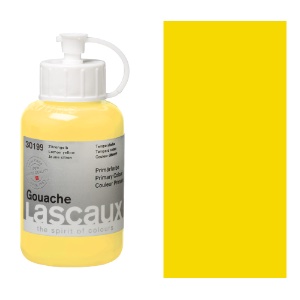 Lascaux Artist Quality Gouache 85ml Primary Lemon Yellow