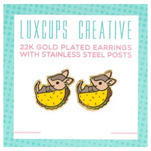 LuxCups Creative Enamel Earrings Tacodillo