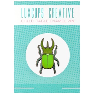 LuxCups Creative Enamel Pin Beetle