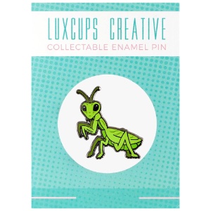 LuxCups Creative Enamel Pin Praying Mantis