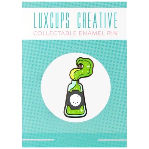 LuxCups Creative Enamel Pin Death Potion