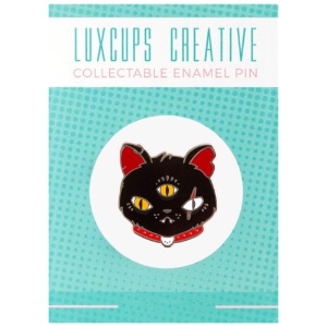 LuxCups Creative Enamel Pin Gritty Kitty