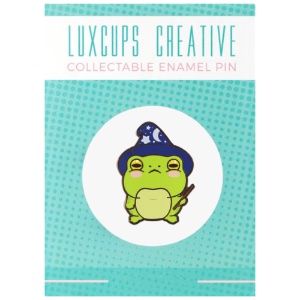 LuxCups Creative Enamel Pin Frog Magic