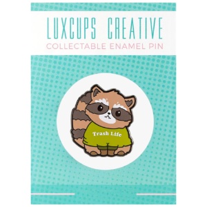 LuxCups Creative Enamel Pin Raccoon