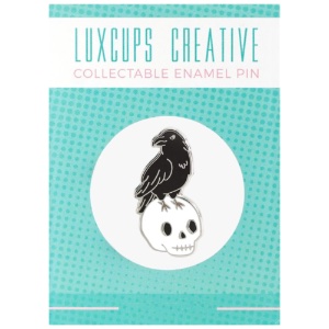 LuxCups Creative Enamel Pin The Raven
