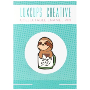 LuxCups Creative Enamel Pin Sloth Mug