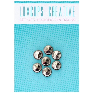 LuxCups Creative Enamel Pin Lock Pin Back 7 Set