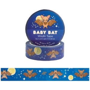 LuxCups Creative Washi Tape 15mm Baby Bat