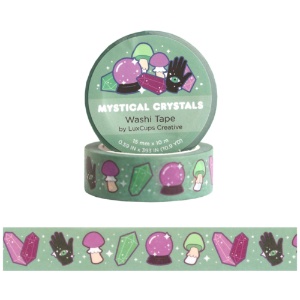 LuxCups Creative Washi Tape 15mm Mystical Crystals