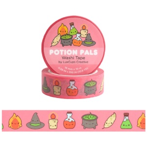 LuxCups Creative Washi Tape 15mm Potion Pals